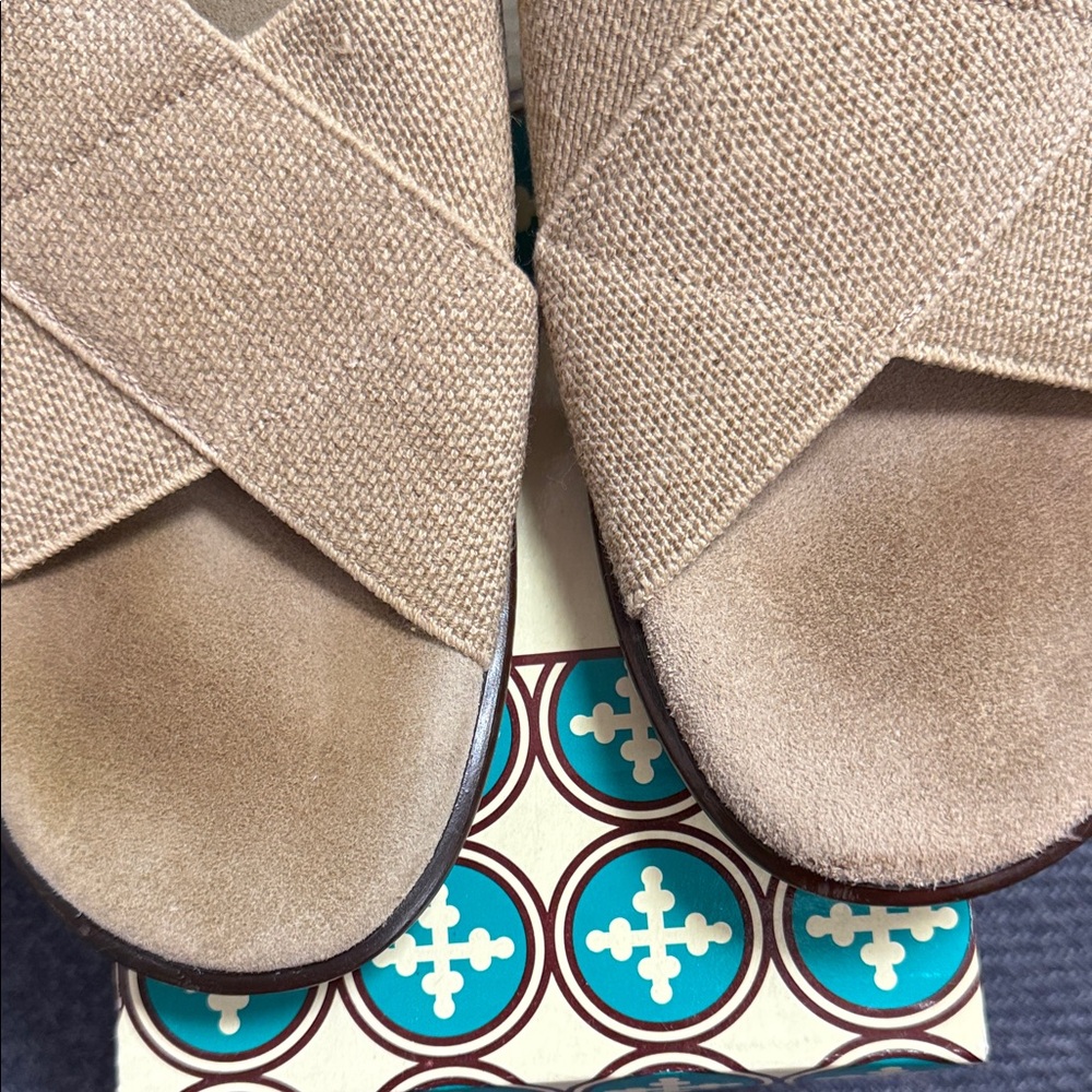 CHARLESTON SHOE CO. Tan Women's Mules - Picture 2 of 6